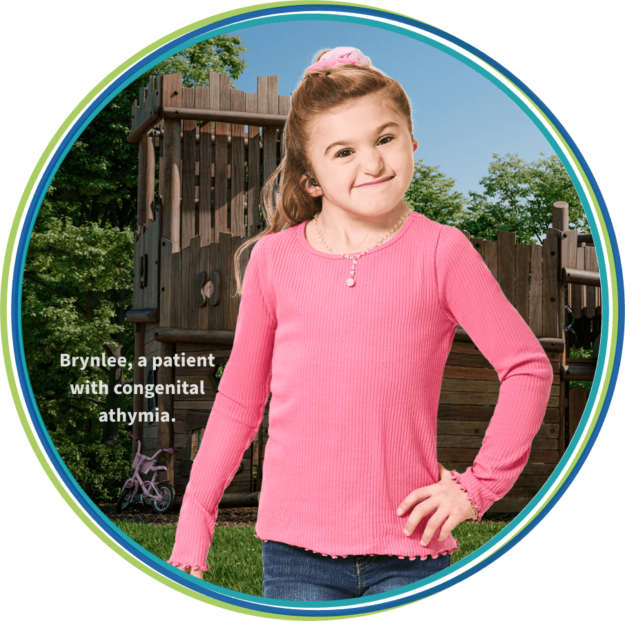 Child with congenital athymia