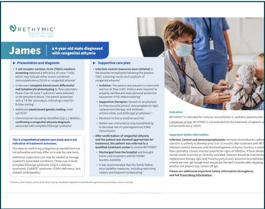 Patient case study brochure